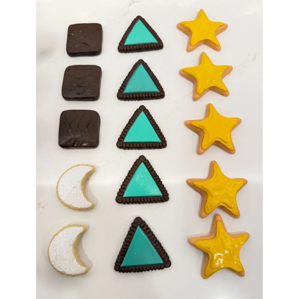 Learning Resources Pretend Play Food Cookies Shapes Set 30‎ Pieces Toy Kitchen